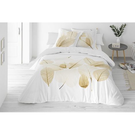 Literie en satin de coton fleurs polonaises PRESTIGE18 160x200 +2x70x80 MATEX (1/2)