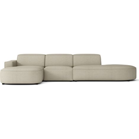 Selsey Sallmo - Ecksofa L-Form, 3-Sitzer, links, Chenille Greige, 358 cm (1/5)