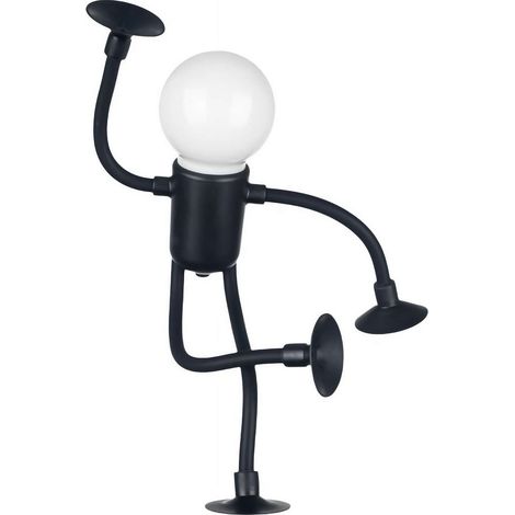 Veilleuse Sportif Réglable - Lampe LED Mini avec Ventouses - Pour Chambre Salle De Bain Couloir - 4 Pièces (1/5)