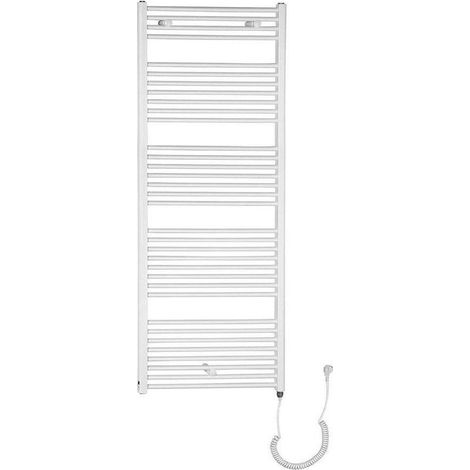 Aqualine - Sèche-serviettes Direct-E, 60x168 cm, 800W, blanc ILE66T (1/4)