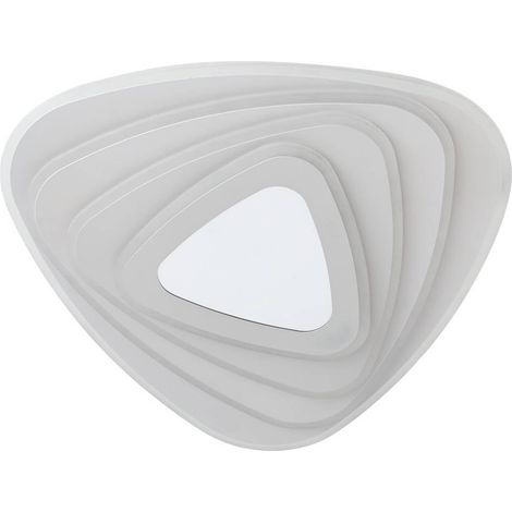 LED Deckenleuchte "Rebeka" aus Metall dimmbar mit Fernbedienung für Wohnzimmer & Esszimmer von Lindby