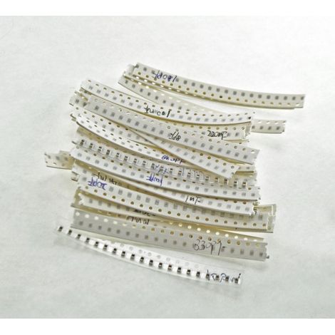 Pack 720 Condensadores SMD0603 - 20 condensadores de 36 valores diferentes de 1pF-10uF (1/2)