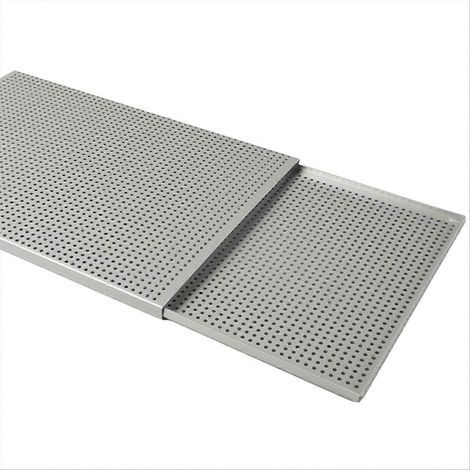 Puff pâtisserie plaque cuisson Anti Expansion Punched plaque cuisson Hard Anodized professionnel aluminium alliage