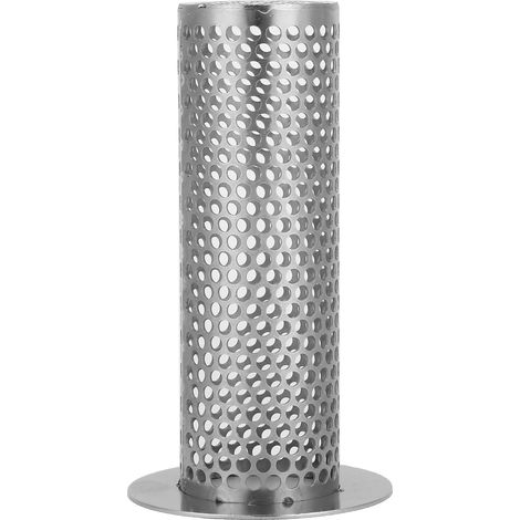 Filtre de bonde de lavabo en acier inoxydable, protection pour évier et sol, accessoires de cuisine et de salle de bain. Diamètre intérieur : 3,3 cm, hauteur : 10 cm, diamètre extérieur : 5,5 cm. (1/5)