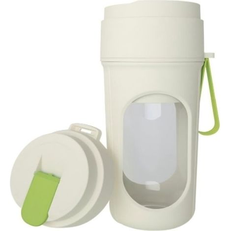 1 unité presse-agrumes électrique, 40 W avec 12 lames en acier inoxydable, mixeur portable sans BPA pour smoothies et jus frais, idéal maison/voyage (1/5)