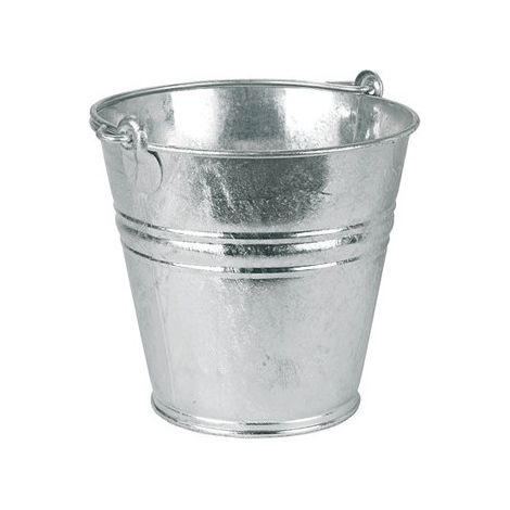 Seau en tôle zinguée Kerbl - X Contenance 14 litres