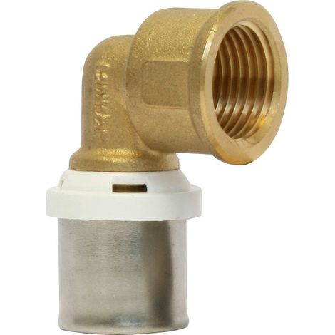 Raccord à sertir femelle coudé multicouche 15/21 - Ø20-1/2” - 30361-20-15 - Fixoconnect - Ayor