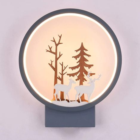 Applique Murale En Bois + Aluminium De Créativité De LED 15W, Appliques Murales De Chevet De Chambre À Coucher, Lampes Murales D'éclairage De Salon De Balcon, Lampe Décorative Personnalisée D'allée D' (1/5)