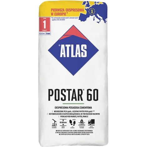 Cemento para pisos Atlas Express 25 kg