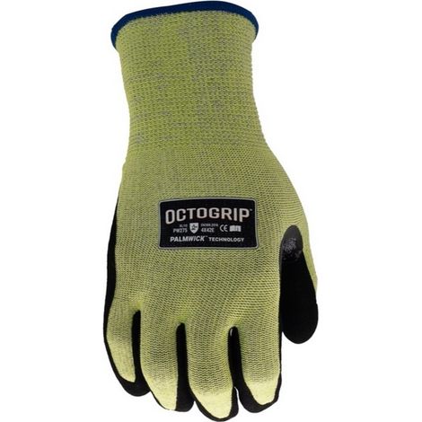 Filiyano-Gants de sécurité Octogrip unisexes adultes niveau 5, taille L, verts
