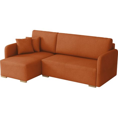 Sofá rinconero Columbus 245, Velo 627, Función de descanso, Almacenaje, 220x140x85cm, 0 (1/5)