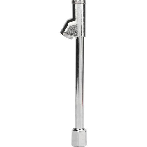 Mandrin d'air gonflable 1/4 pouces, filetage NPT, pied droit, double tête, pneu de camion, pompe de gonflage, compresseur, Bus, voiture, moto (1/5)