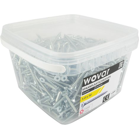 Seau-avantage Vis aggloméré Zingué 5,0 x 50 mm Torx 20 Filetage