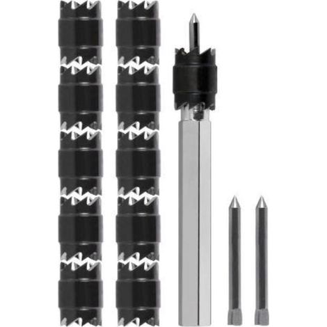 RUKO  Juego  de  fresas  para  puntos  de  soldadura  Ø  10  mm  HSS-G  13  pzs.  -  101104