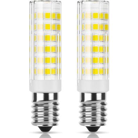 Ampoule LED E14 hotte aspirante, 5W équivalent halogène 50W, Blanc froid 6000K 550LM, Ampoule petite culot à vis pour hotte et frigo, Non dimmable, 2 Pièces (1/5)