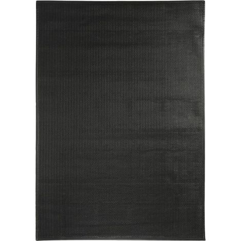 SKIN - Tapis en cuir noir 120x170 (1/3)