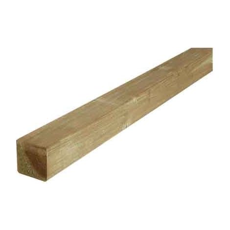PALO QUADRO IN LEGNO cm 7x7x160h (1/5)