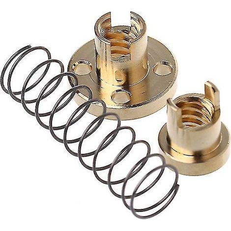 T8-Federmutter mit Anti-Rückschlag-Funktion, Spaltausgleichsmutter für Ender 3 und Ender 3s (1/4)