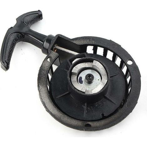 CREA Pull Start Starter For 2-stroke 47cc 49cc 50cc Mini Pocket Pit Dirt Bike Recoil(black)(1pcs)