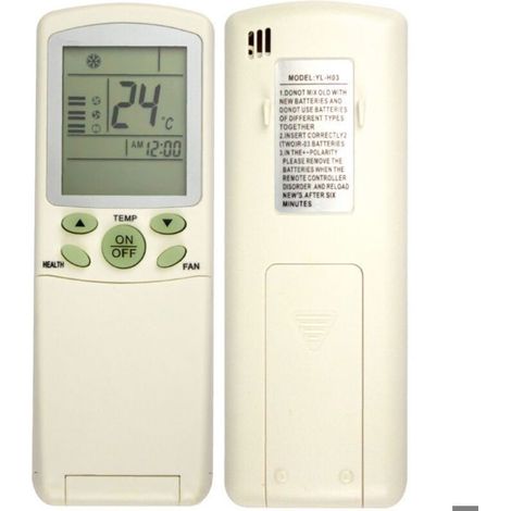 Télécommande pour climatiseur Haier YL-H07 YR-H08 YR-H10 YL-H17 (1/4)