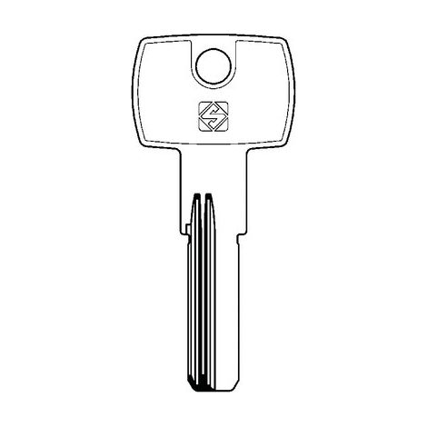 CHIAVE PUNZONATA VI.TEL VIL1R SILCA - OTTONE NICHELATO- 5 pezzi