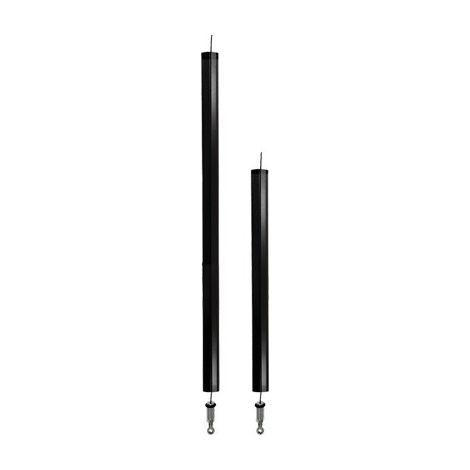 Cavi con Coperture Antipanico 07A63.OC Cisa Nero 2 Pezzi
