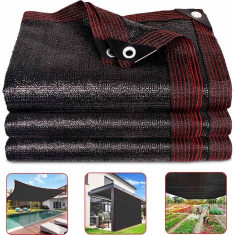 Schattennetz, 2 x 3 m, 85 % UV-Sonnenschutznetz, Schattentuch, winddichtes Gewächshaus-Schattentuch für Pflanzenabdeckung/Gewächshaus/Garten/Pergola/Terrassenrasen/Tierhaus