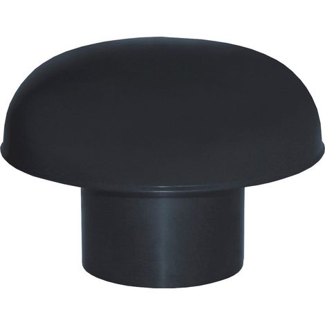 Chapeaux de ventilation PVC sans moustiquaire - Ardoise - Ø160mm