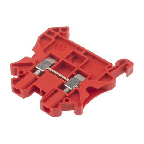 Bloc de jonction de traversée Phoenix Contact UT 2.5 RD, 2.5mm², A visser, Rouge ( Prix pour 1 )