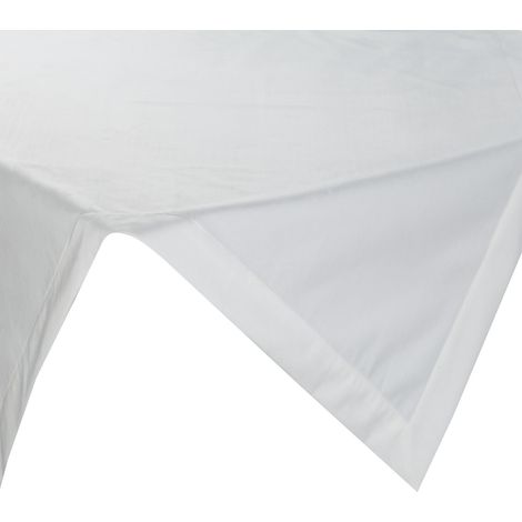 MANTEL EXCLUSIVO EUROFIRANY MELINDA 85X85CM BLANCO (1/5)