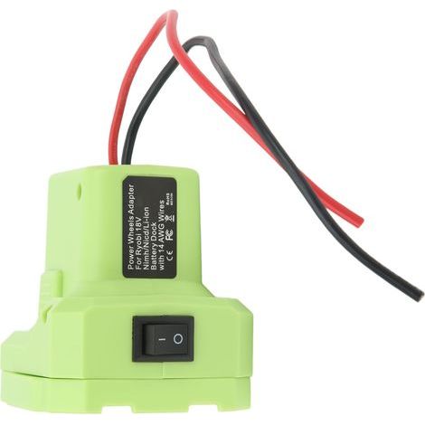 Adaptateur Adaptateur de Roue de Puissance de Convertisseur D'adaptateur de Batterie 18V avec Fil 14AWG, Connecteur D'alimentation pour P108 P107 P102 P103 (1/5)
