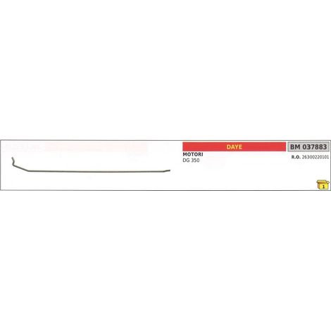 DAYE Vergaserreglerhebel für Rasentraktormotor DG 350 037883