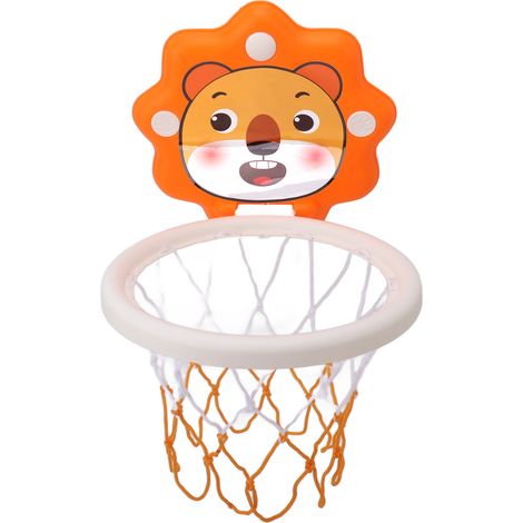 Mini panier de basket d'intérieur pour enfants, portable et pliable, sans perforation. (1/5)