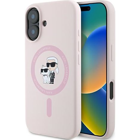 Karl Lagerfeld Hartschalen-Silikonhülle MagSafe iPhone 16 (1/5)