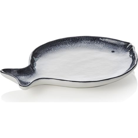 Assiette à poisson 21 x 16 cm lot de 6 - Was Germany (1/2)