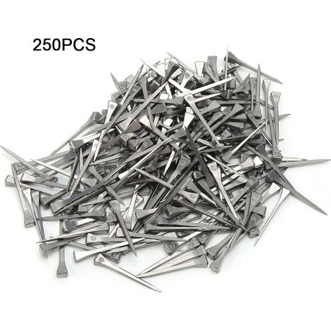 250 pièces/boîte en acier à faible teneur en carbone E4 fer à cheval clou cheval outil équipement accessoires (1/5)
