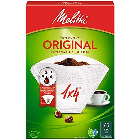 Melitta - Filtri per caffè, n. 102, 3 zone aromatiche