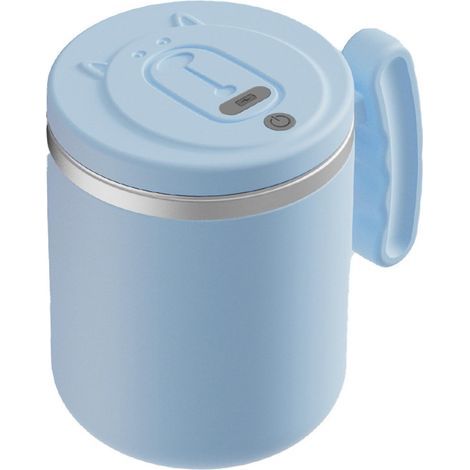 Selbstmischender Becher, wiederverwendbarer 400-ml-Edelstahlbecher, auslaufsicher (1/5)