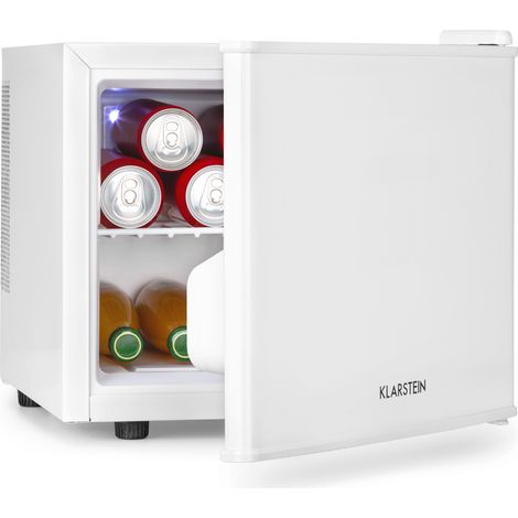 Klarstein Geheimversteck - Mini frigo, 2 livelli, 17 litri, 26 dB, termoelettrico