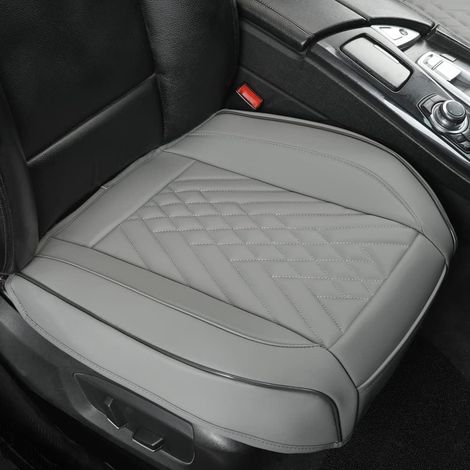 1 Housse De Siège Avant, Cuir Pu Antidérapant, Compatible Airbag, Pour Voiture Moyenne (1/5)