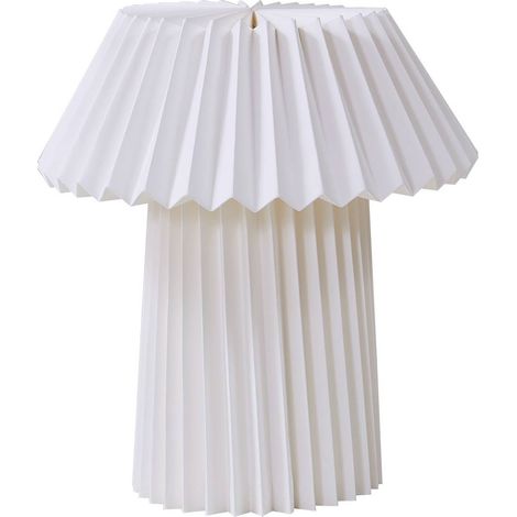 Lindby Lámpara de mesa 'Magali' en Blanco Papel (1/5)