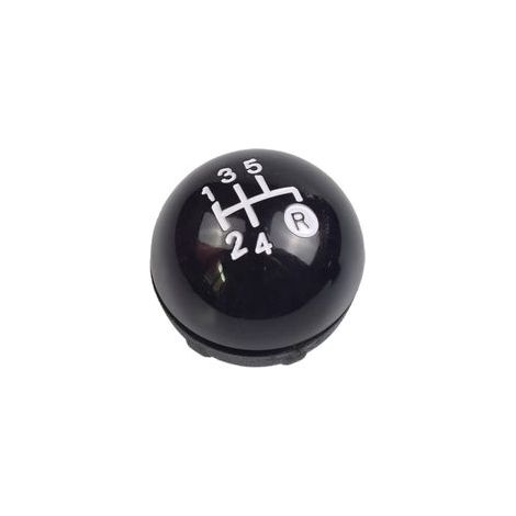 5/6 Vitesses Pommeau de Levier de Vitesse Fit pour Fiat 500 2012-2018 (Black, 5 Vitesses) (1/5)