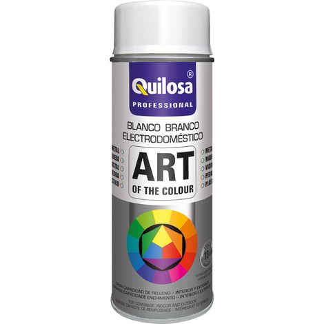 Spray pintura blanco eletrodomésticos RAL9016 400ML Quilosa (1/2)