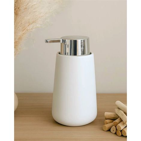 Dispenser sapone in ceramica bianco Sidney (1/2)