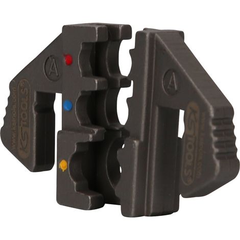 KS Tools Paar Crimp-Einsätze für isolierte Kabelschuhe, Ø 0,5 - 6 mm (1/5)