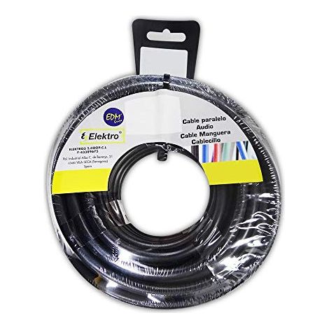 Flexible Kabelspule 2,5mm schwarz 50mts halogenfrei