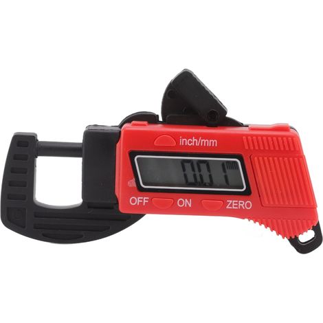 Elektronisches Dickenmessgerät – 0–12,7 mm – Digitalanzeige – manuell – Papier/Folie/Draht
