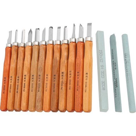 Couteau à bois, outil de coupe, ciseau à bois, couteau d'artisanat, outils à main de menuisier (1/5)