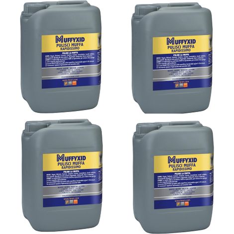 4 X Faren MUFFYXID MUFFYCID Antimuffa interni esterni contro alghe muschi licheni 5 LT (1/5)