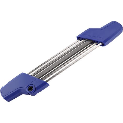 2-in-1 Kettensägen-Kettenschärfer mit 3/8"-Feile (4,0 mm) – Einfaches Schärfen dank Feile – Modell 56057504303 aus robustem Metall – Länge 32,2 cm (1/5)